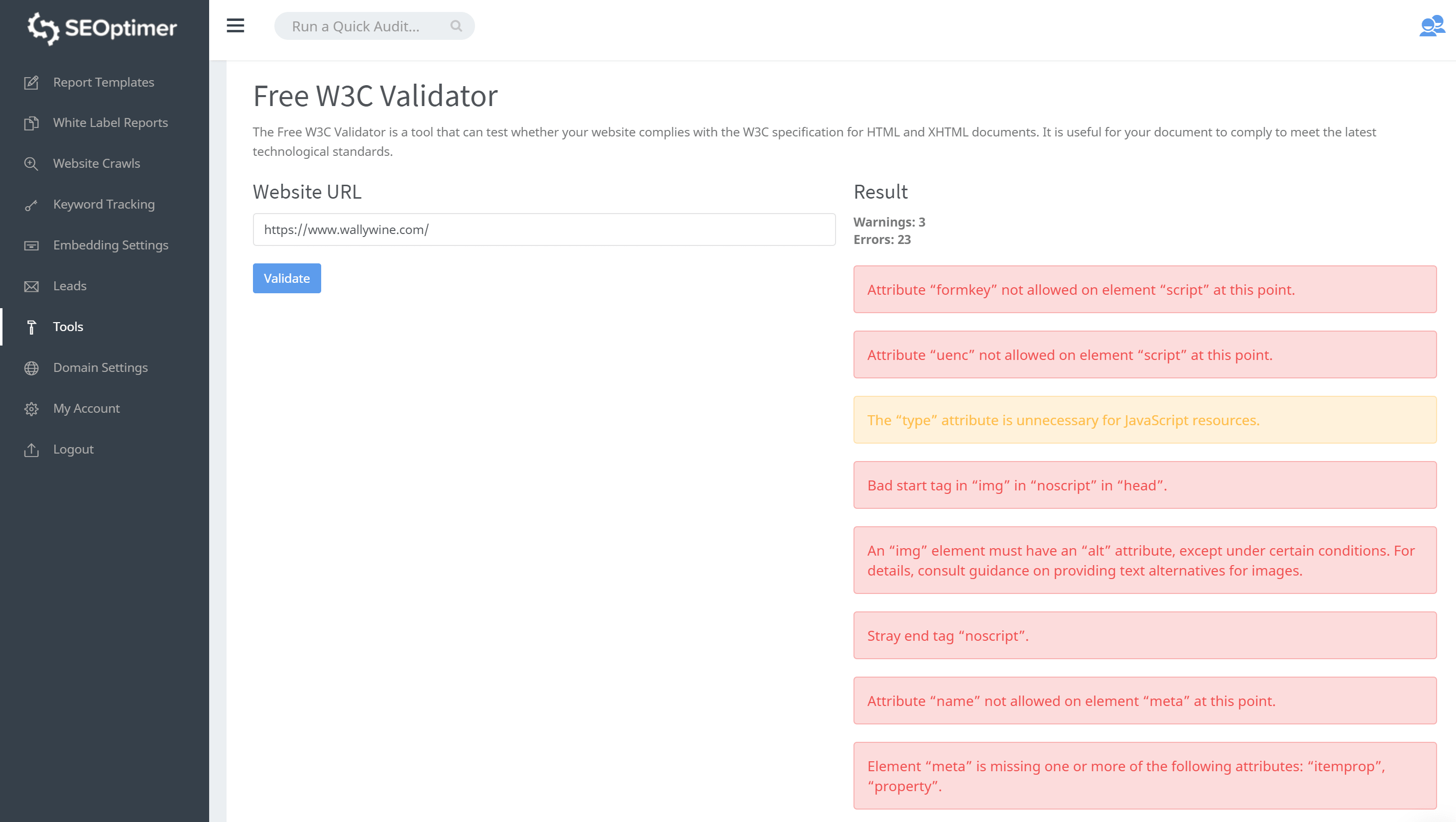 W3C Validator